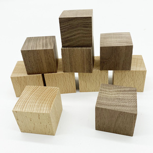 Solid wood DIY small <b>wooden</b> <b>blocks</b>, beech wood children's educational building <b>blocks</b>, black walnut wood square <b>blocks</b> toy, - Product Image 1