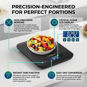 <span class=keywords><strong>Bilancia</strong></span> da Cucina Digitale Intelligente con Display LCD e App, Calcolatore Nutrizionale per Peso, Calorie e Nutrienti - Offerta Speciale - Product Image 5