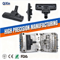 Brosse d'aspirateur de précision QiXin QX-M251 sur mesure, moule d'injection, boîtier de buse de sol, ensemble de roues, usine OEM ODM