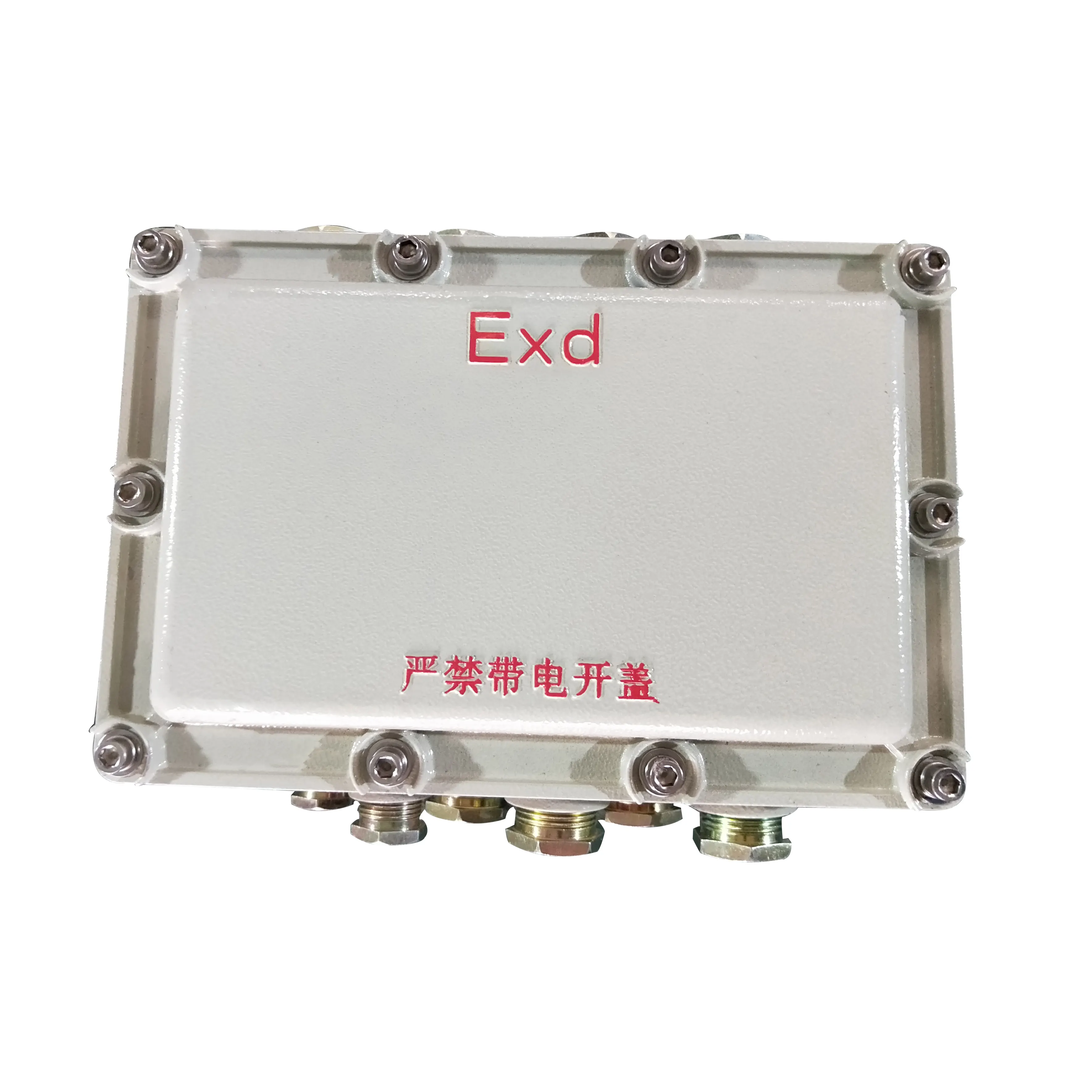 Mini boîte de jonction électrique étanche, boîte de jonction en aluminium antidéflagrant avec Terminal ATEX, BJX ventilation