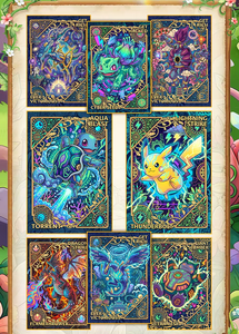 QiuGuo Carte Pokémon a Grande Formato (88 X 126mm) con Effetto 'Tira e Scopri', Carte da Gioco 'Il Regno Nascosto', Regali Sorpresa - Product Image 2