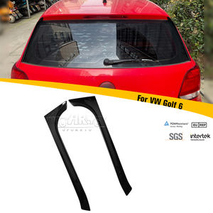 Haosheng ชุดคิตตัวถังรถยนต์,<span class=keywords><strong>ส</strong></span><span class=keywords><strong>ปอย</strong></span>เลอร์ปีกข้างหน้าต่างด้านหลังทำจากคาร์บอนไฟเบอร์พลาสติก ABS <span class=keywords><strong>ส</strong></span>ำหรับ Volkswagen VW Golf 6 MK6 - Product Image 1
