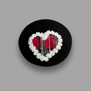 Béret français personnalisé avec logo OEM/ODM, style peintre coréen doux en laine perlée, collection automne-hiver, faible MOQ - Product Image 3