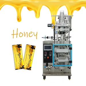 Multi function 3 5 10 G liquid fruit juice Stick honey oil bag 3/4 side back sealing pouch packing machine