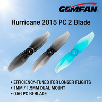 Hélices de drone FPV GEMFAN Hurricane 2015-2, lot de 4 CW et 4 CCW, 2 pouces, 2 pales en polycarbonate, pour micro drones FPV quad.