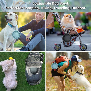 Mangkuk anjing hewan peliharaan silikon Travel kustom pabrik mangkuk anjing portabel lipat luar ruangan mangkuk anjing dapat dilipat - Product Image 6