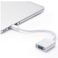 Adaptateur Mini DP mâle vers VGA femelle pour TV PS3 PS4 Adaptateur VGA