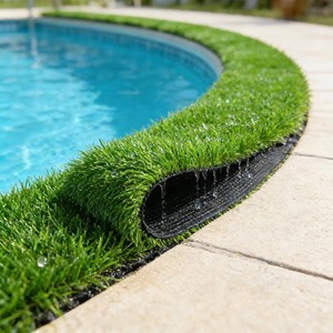 Césped Artificial Verde de Alta Calidad para Jardín, Alfombra Realista para Exteriores, Césped <span class=keywords><strong>Sintético</strong></span> para Paisajismo, <span class=keywords><strong>Precio</strong></span> al por Mayor - Product Image 3