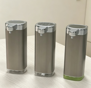 Distributeur de savon automatique moderne à induction sans contact, rechargeable USB-C, en acier inoxydable 304, pour salle de bain - Product Image 6