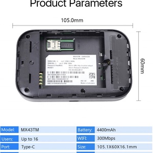 Punto de Acceso Móvil Desbloqueado Alcatel MW43TM Linkzone 2 GMS con Banda 4G B2/4/5/12/25/26/66/71 para Alcatel MW43TM - Product Image 4