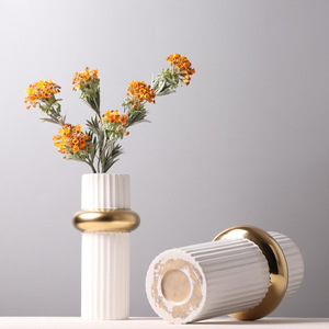 2025 nordico semplice decorazione argilla bianca <span class=keywords><strong>ceramica</strong></span> fiore per scaffale decorazione per la casa retrò grande vaso in <span class=keywords><strong>ceramica</strong></span> - Product Image 4