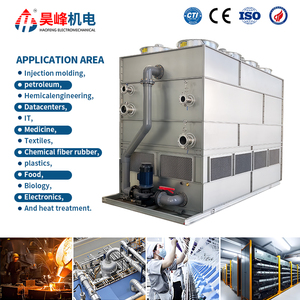 <span class=keywords><strong>Tour</strong></span> de refroidissement 50RT pour machine de soufflage, <span class=keywords><strong>tour</strong></span> de refroidissement à circuit fermé, fabriquée en Chine - Product Image 3