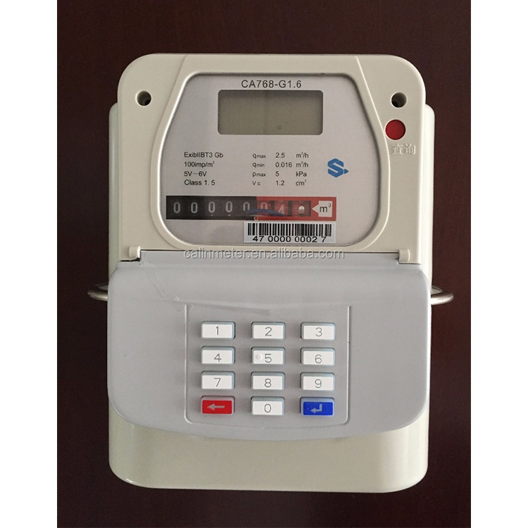 Профессиональный заводской Интеллектуальный предоплатный цифровой расходомер газа с клавиатурой Цифровые датчики расхода природного газа