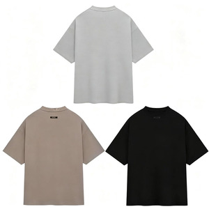 Camiseta de Moda con Letras '<span class=keywords><strong>FEAR</strong></span>' y 'GOD' de Manga Corta, Estilo Holgado, para Hombres y Mujeres, Parejas, Otoño 24 - Product Image 1