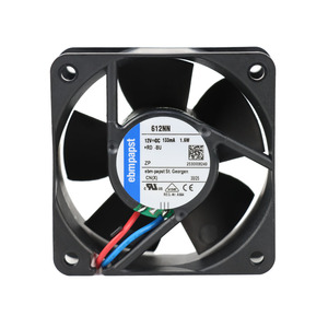Ventilador Axial de Refrigeración para Servidor, 612NN, 60*60*25mm, 12VDC, 1.5W, 133mA, 5100RPM, 42m3/h, Rodamiento de Bolas, Eléctrico, OEM - Product Image 1