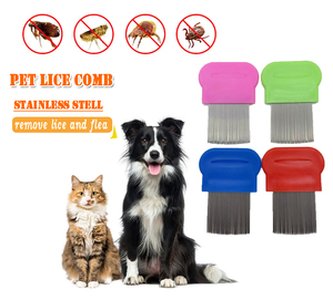 Peigne en acier inoxydable doux et sûr, antirouille, <span class=keywords><strong>pour</strong></span> éliminer les poux et les lentes, outil réutilisable <span class=keywords><strong>pour</strong></span> chats et chiens - Product Image 5