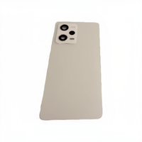 Étui pour téléphone portable Redmi Note 12 Pro 5G, matériau PC blanc, protection de l'objectif, protection de l'appareil photo, design uni, sans support