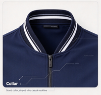 Veste d'hiver unisexe personnalisée grande taille en toile épaisse imperméable avec col montant, style streetwear, fermeture éclair sur le devant, service OEM complet