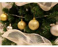 Weihnachts-Deluxe-Set: Verschlüsseltes Weihnachtsbaum-Paket (1,2m/1,5m/2m/3m/4m/6m) für Heimgebrauch und Einkaufszentrum-Dekoration