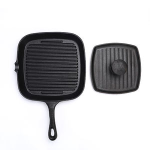 11 Inch square Cast Iron Fry <strong>Pan</strong> Skillet <strong>Grill</strong> <strong>Pan</strong> - Product Image 5