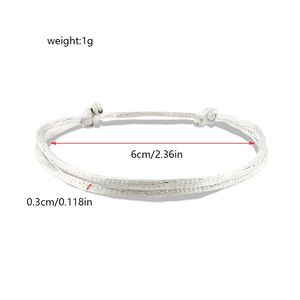 Bracelets noués en <span class=keywords><strong>fil</strong></span> <span class=keywords><strong>de</strong></span> <span class=keywords><strong>soie</strong></span> coloré <span class=keywords><strong>de</strong></span> 3mm pour la fabrication <span class=keywords><strong>de</strong></span> bijoux <span class=keywords><strong>de</strong></span> bricolage Bracelets tissés en <span class=keywords><strong>fil</strong></span> <span class=keywords><strong>de</strong></span> <span class=keywords><strong>soie</strong></span> souple ajustables et personnalisés bon marché - Product Image 3
