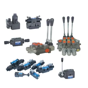 P40 P80 monoblock hydraulic directional control valve, DSG flow pressure spool manual valve Yuken Rexroth Valves with solenoide