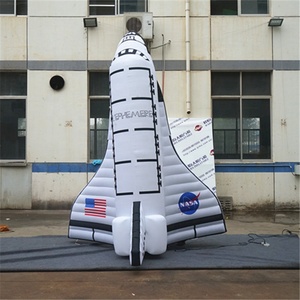 Tên Lửa Bơm Hơi Hình Tên Lửa Quảng Cáo Tùy Chỉnh + Bệ Phóng + Tháp - Product Image 6