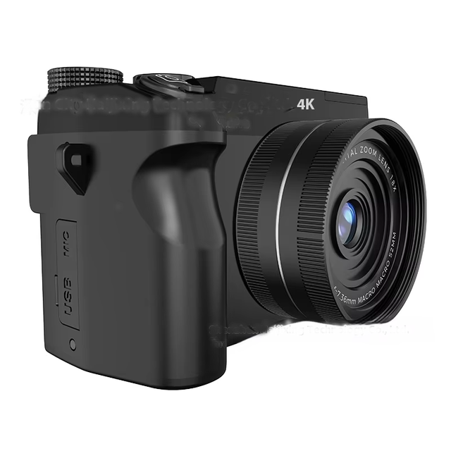 4K Mirroeless Digital Camera for Photography and 18X Digital Zoom 75MP Vlogging Camera