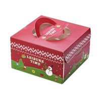 Emballage alimentaire de Noël de luxe Emballage de boîte à gâteau Boîtes à gâteau de Noël Emballage de Noël