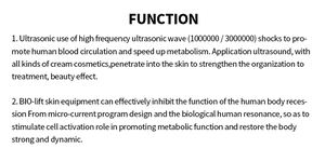معدات شد الوجه ميكروكرنت معدات صالون تشديد ميكروكرنت غير الغازية جمال الوجه - Product Image 5
