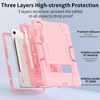 Étui robuste en silicone et PC écologique pour Samsung Tab S10 Lite S10 FE S9 FE S9 11 avec béquille et support pour stylet, coque fine OEM ODM