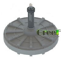 Générateur à disque 20 KW 300 tr/min, alternateur à flux axial robuste pour système d'éolienne industrielle