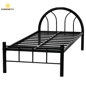 Cama Individual Moderna de Metal Resistente para Adultos, con Colchón, Certificación CE, Ideal para Dormitorios Estudiantiles y Apartamentos de Alquiler - Product Image 4