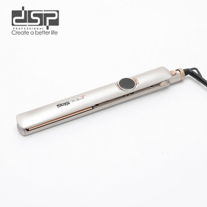 เครื่องหนีบผมไฟฟ้า Dsp แบบแผ่นคู่ ใช้ได้ทั้งหนีบตรงและม้วนผม ร้อนเร็ว สำหรับใช้ในร้านเสริมสวยและที่บ้าน - Product Image 2