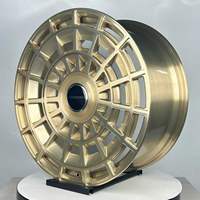 Rines Forjados Trurim Gold Deep Lip Web Directional de 18 19 20 21 22 23 Pulgadas 5x112 5x114.3 5x120 para Audi A4 A5 S4 S5 RS5 Sport