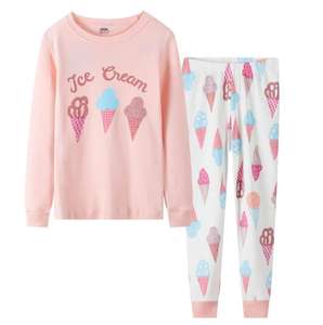 Conjunto de Ropa Infantil Personalizada, Ropa de Estar por Casa para Niños, Pijamas Infantiles, Conjuntos de Camisetas Cálidas - Product Image 1