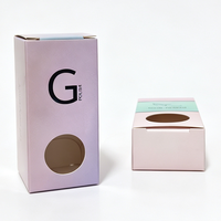Boîte en papier pliable personnalisée d'usine chinoise, imprimée en couleur, pour emballage de vernis à ongles et de rouge à lèvres, pour emballage cosmétique