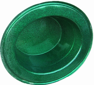 Chapeaux <span class=keywords><strong>de</strong></span> <span class=keywords><strong>fête</strong></span> bon marché à la mode <span class=keywords><strong>Chapeau</strong></span> haut <span class=keywords><strong>de</strong></span> forme plat en plastique pvc pailleté pour enfants et adultes - Product Image 6