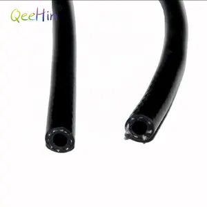 Tubo de silicona trenzado de alta presión, manguera tejida de unidad múltiple, resistente, color negro