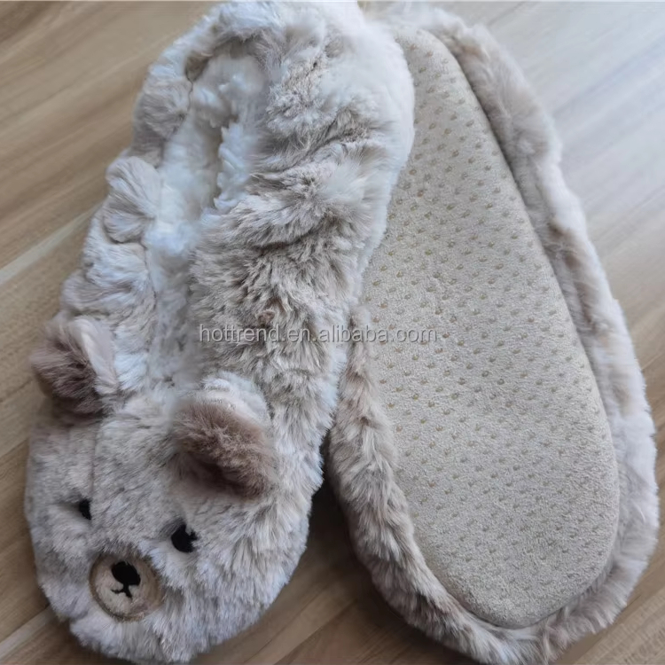 Fuzzy Slipper Koala Slippers Target Plush Koala Slippers Warm And
