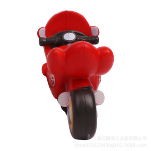 Cartoon PU Foam Motorcycle Toy Soft <b>Squishy</b> Stress Relief Desk Decoration Gift - Product Image 5