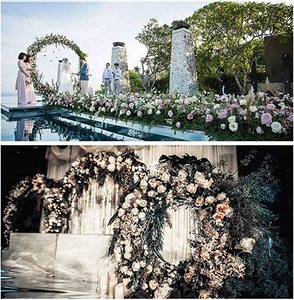 HOT Detachable Metal Arch Wedding <strong>Background</strong> Decor Garden Arch Balloon Arch Stand Circle for Photo Backdrop Decoration - Product Image 3
