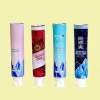 Tube d'emballage de dentifrice en aluminium-plastique durable, diamètre 12,7-35 mm, bouchon à vis, logo personnalisé UV, 9 ml