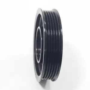 Custom Factory OEM 6061 Aluminum Black Anodized CNC Milling Sheet Metal Fabrication Belt Pulley