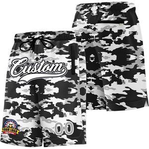 FOXA <b>Men</b> <b>Camo</b> Basketball <b>Shorts</b> Custom Name Number Quick Dry Athletic Training <b>Shorts</b> - Product Image 1