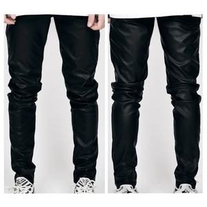 กางเกงยีนส์ทรงสลิมฟิตผู้ชายสไตล์วินเทจจากผู้ผลิต OEM ผ้าเดนิมเคลือบแว็กซ์คุณภาพดี ผ้าฝ้าย ทรงตรง สวมใส่สบาย - Product Image 6