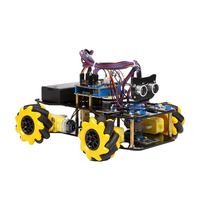 Kit de robot à roues omnidirectionnelles ESP32 CAM Robotlinking, programmable, avec évitement d'obstacles, suivi, caméra intelligente, kit de voiture robot pour Arduino