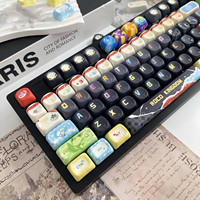 Personality Roco Kingdom Keycaps M-OA Profile 137 Keys PBT Dye Subbed Keycap for 61/68/104/108 Mechanical Keyboard