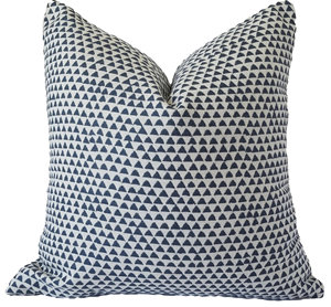 Túp lều màu xanh dương ngoài trời gối khu nghỉ mát bờ biển in đơn giản Vỏ Gối Đệm Bông - Product Image 1