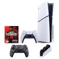 Console de jeu PlayStation5 originale avec télécommande TV, 2 manettes sans fil BT, 10 jeux, vitesse FPS 1:1, sortie multi-joueurs